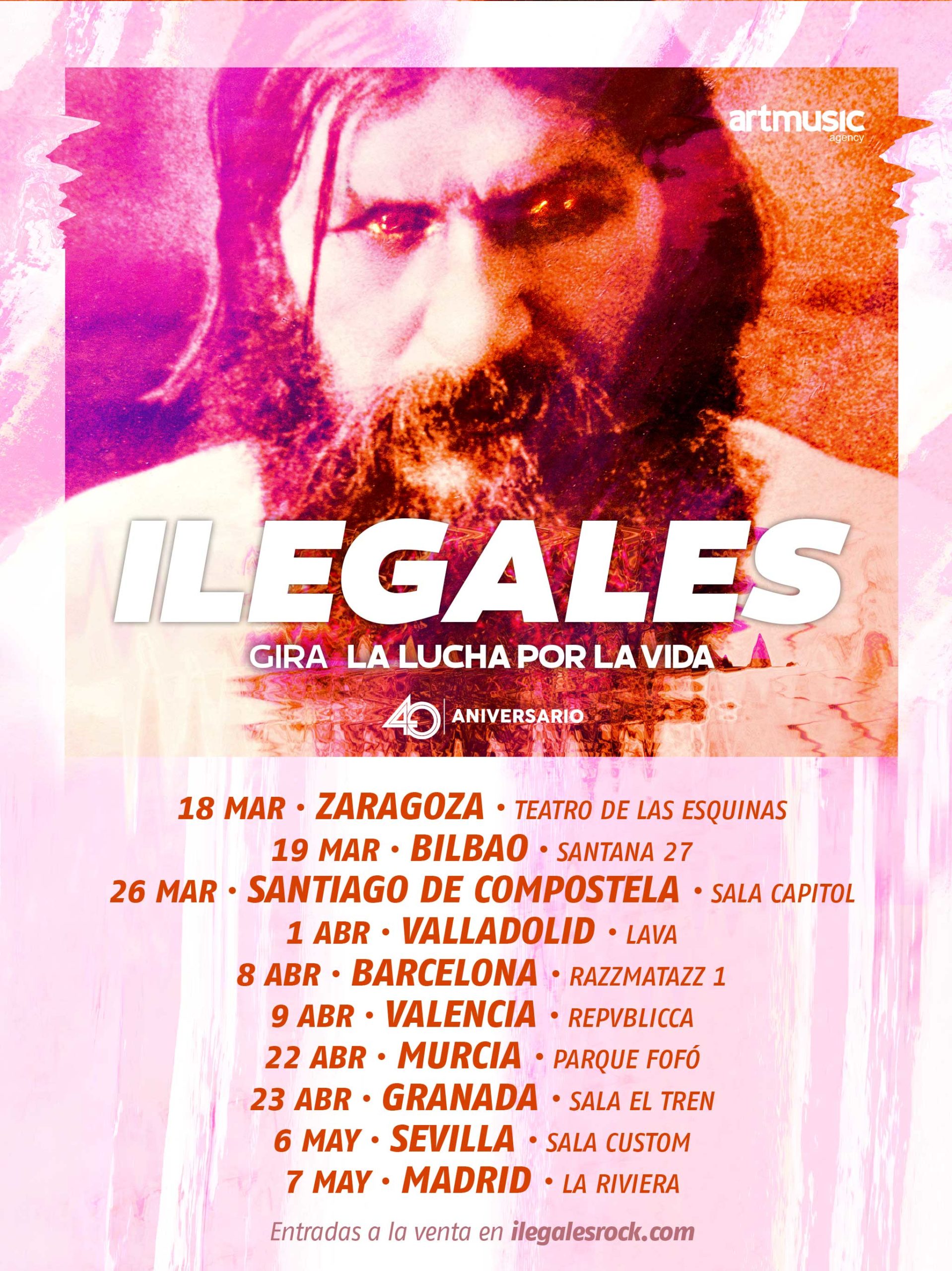 Ilegales Anuncia Las Primeras Fechas De Su Gira ‘la Lucha Por La Vida 40 Aniversario The 0775