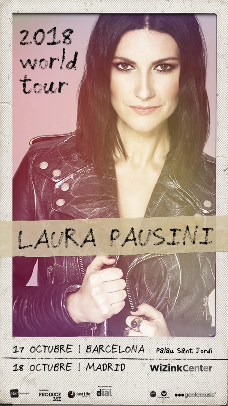 LAURA PAUSINI ANUNCIA DOS FECHAS EN ESPAÑA MIÉRCOLES 17 DE OCTUBRE