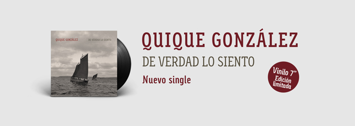 QUIQUE GONZÁLEZ PUBLICA “DE VERDAD LO SIENTO”, SEGUNDO ADELANTO DE SU NUEVO DISCO 1973